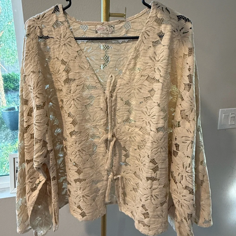 Free People Romona Lace Jacket - Picture 4 of 10